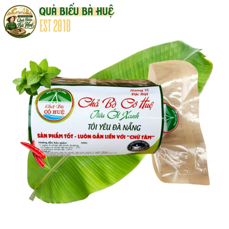 Chả Bò Ớt Xiêm Xanh - Đặc Sản Đà Nẵng