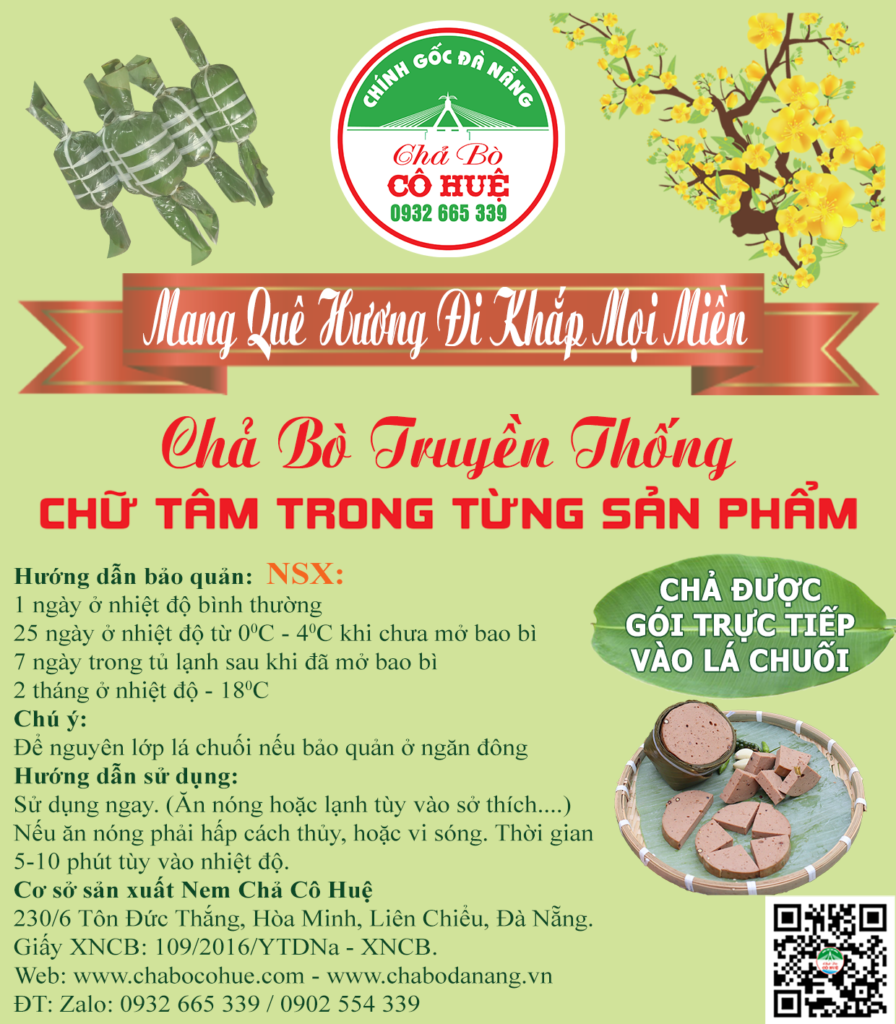 Chả Bò Cô Huệ - Đặc Sản Đà Nẵng